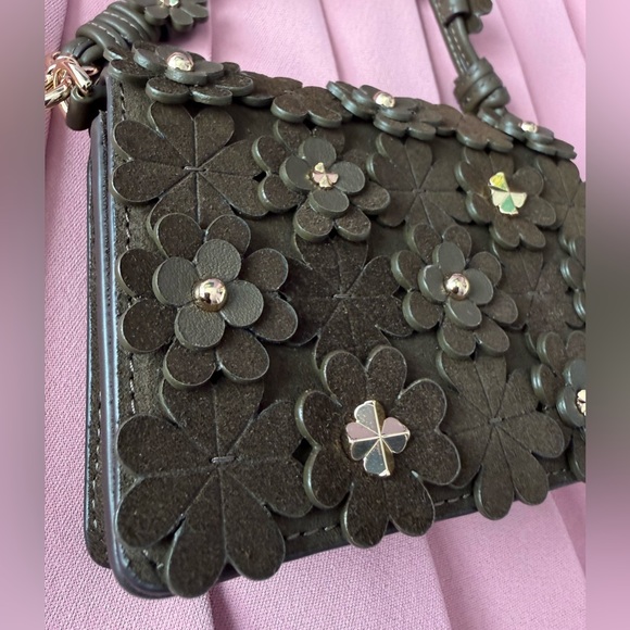 Kate Spade Natasha Floral Embellished Leather Mini Bag - Picture 2 of 15